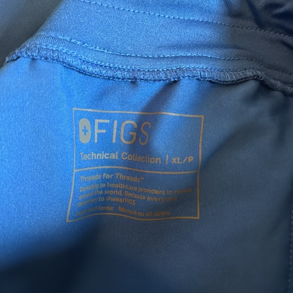 Figs royal blue XL/P joggers - Picture 2 of 3